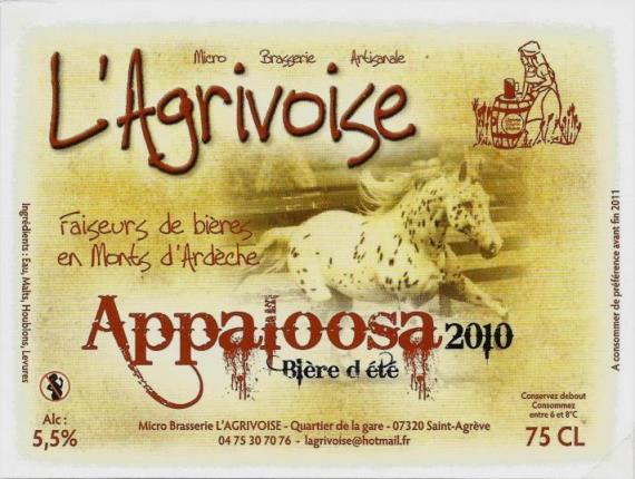 etiquette BRASSERIE L'AGRIVOISE 02