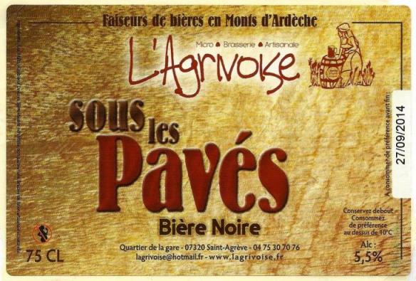 etiquette BRASSERIE L'AGRIVOISE 13