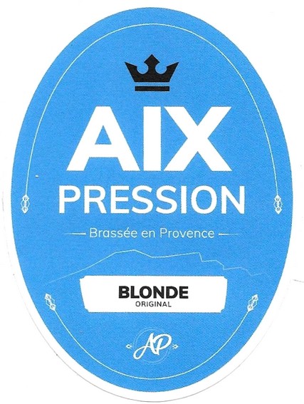 etiquette BRASSERIE AIX PRESSION 09