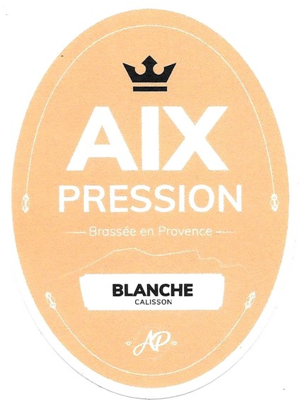 etiquette BRASSERIE AIX PRESSION 10