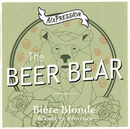 Etiquette BRASSERIE AIX PRESSION 17