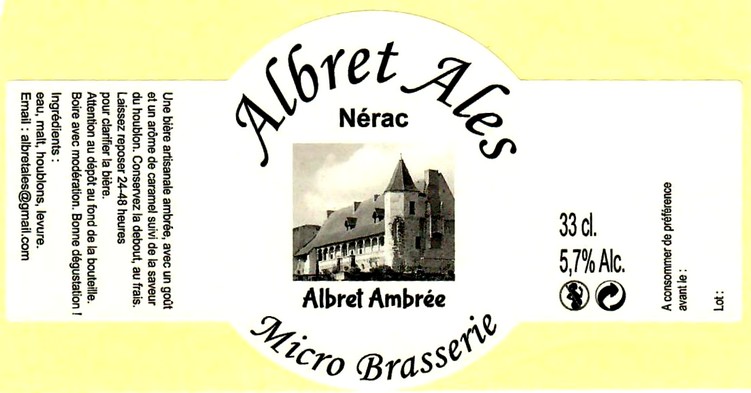 etiquette ALBRET ALES 02