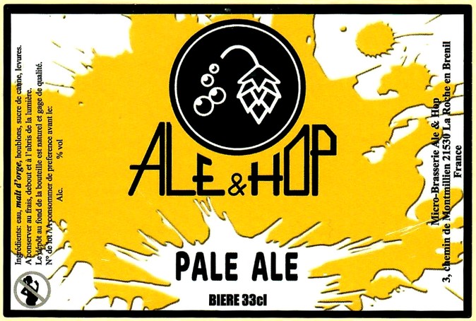 etiquette BRASSERIE ALE &HOP 03
