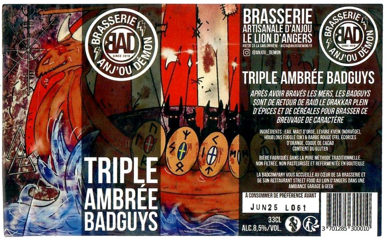 Etiquette BRASSERIE ANJ'OU DEMON 02