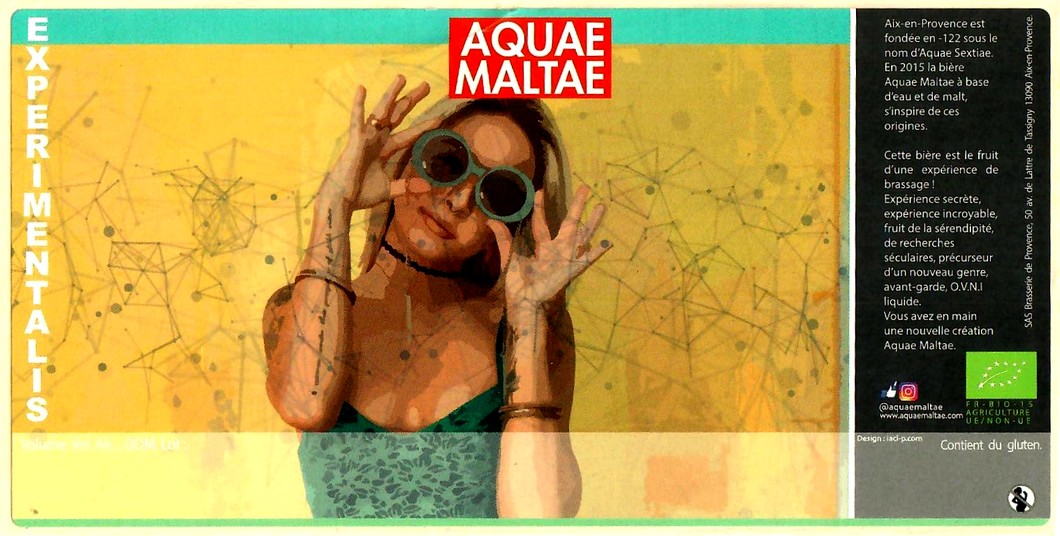 etiquette BRASSERIE AQUAE MALTAE 22