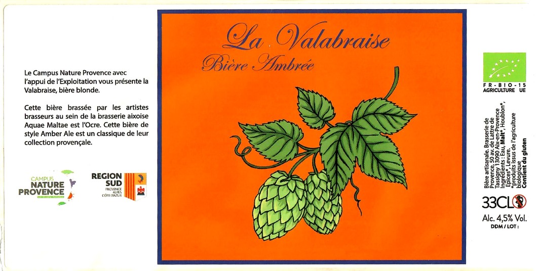 Etiquette BRASSERIE AQUAE MALTAE 27