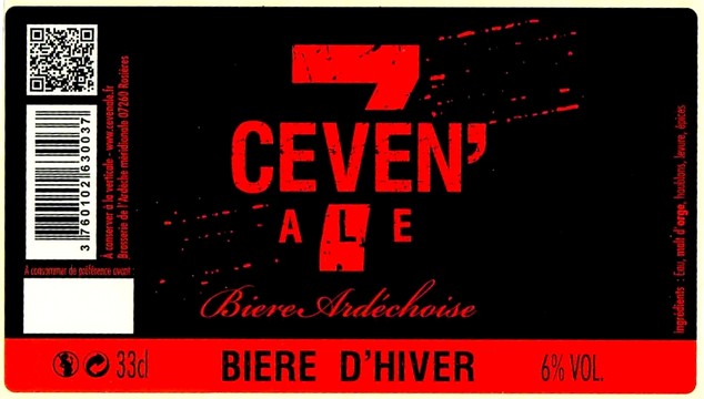 Etiquette BRASSERIE ARDECHE MERIDIONALE 27