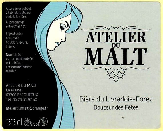 etiquette BRASSERIE L'ATELIER DU MALT 02