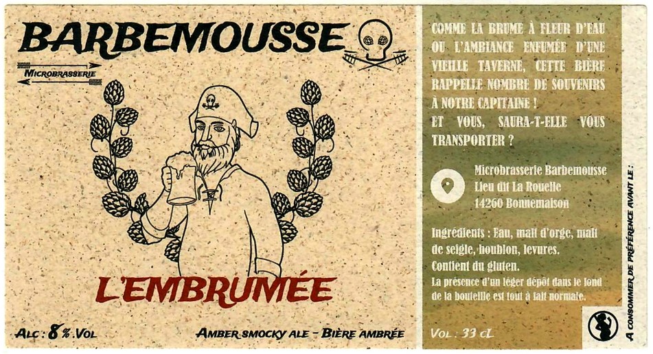 etiquette BRASSERIE BARBEMOUSSE 01