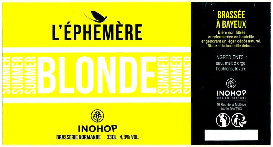 Etiquette BRASSERIE BAYA 10