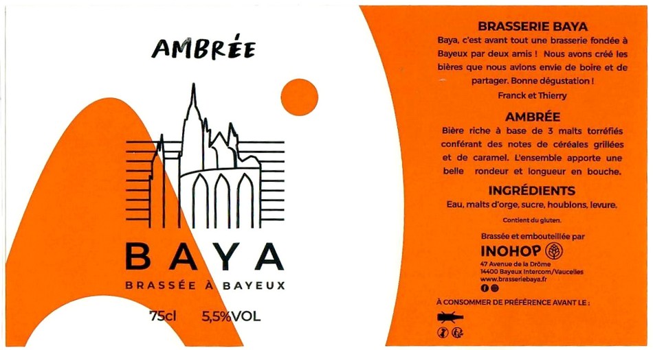 Etiquette BRASSERIE BAYA 15