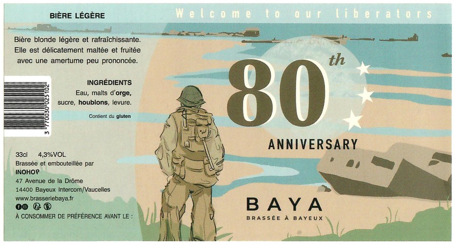 Etiquette BRASSERIE BAYA 19