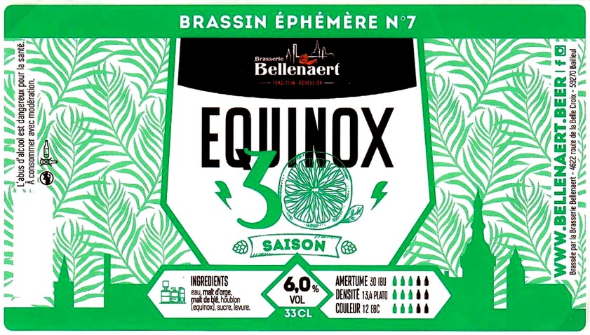 etiquette BRASSERIE BELLENAERT 10