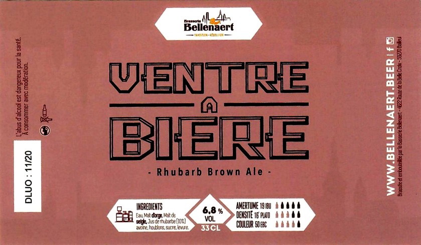etiquette BRASSERIE BELLENAERT 110