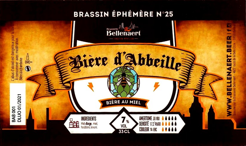 etiquette BRASSERIE BELLENAERT 134
