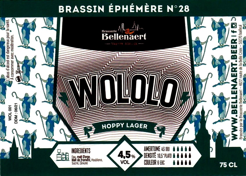 etiquette BRASSERIE BELLENAERT 139