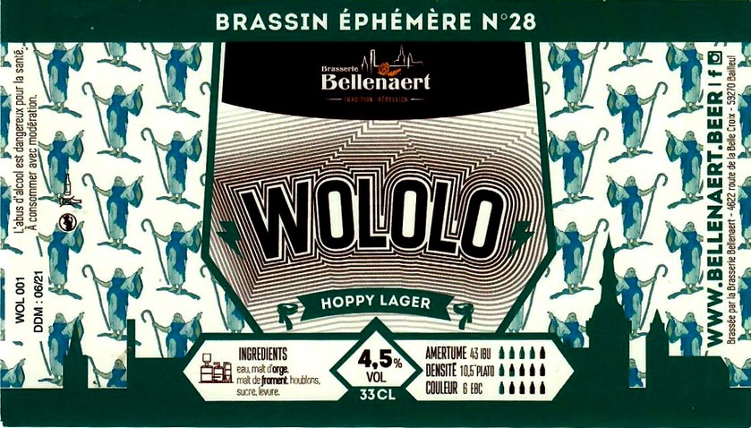 etiquette BRASSERIE BELLENAERT 172