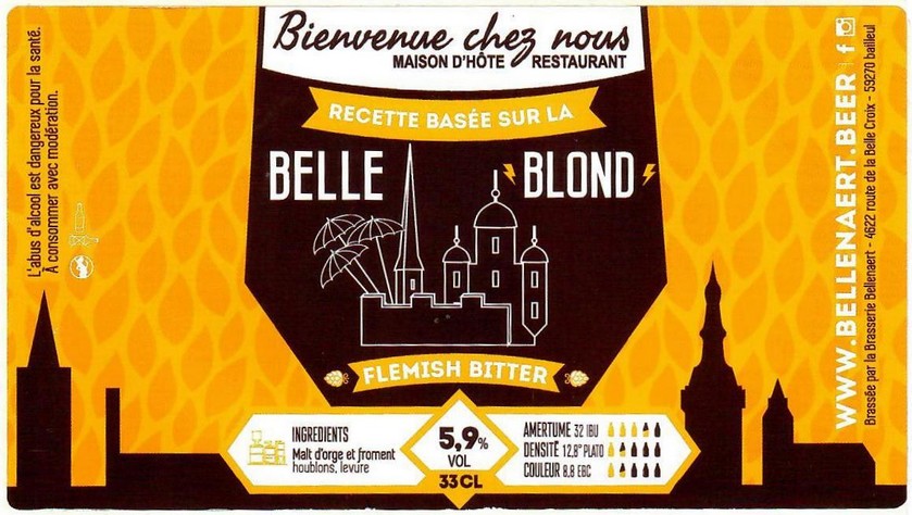 Etiquette BRASSERIE BELLENAERT 196