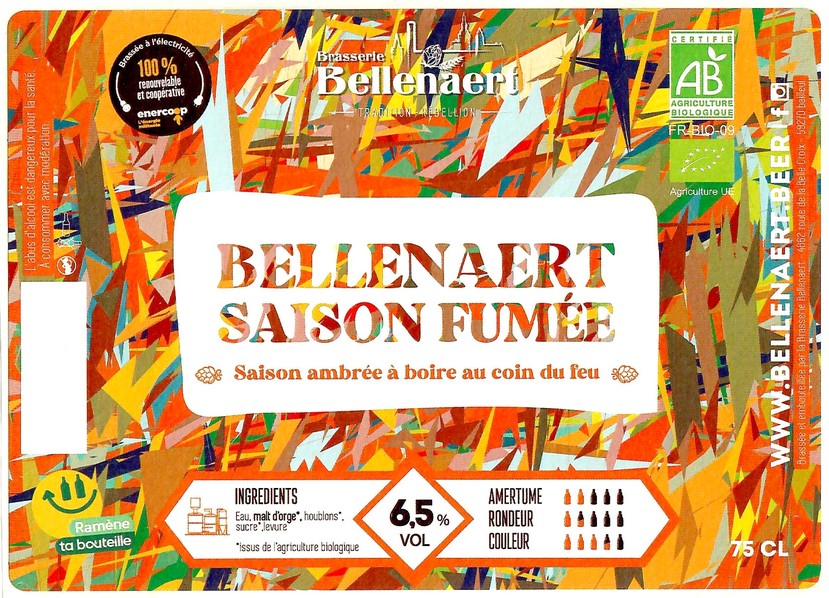 Etiquette BRASSERIE BELLENAERT 268