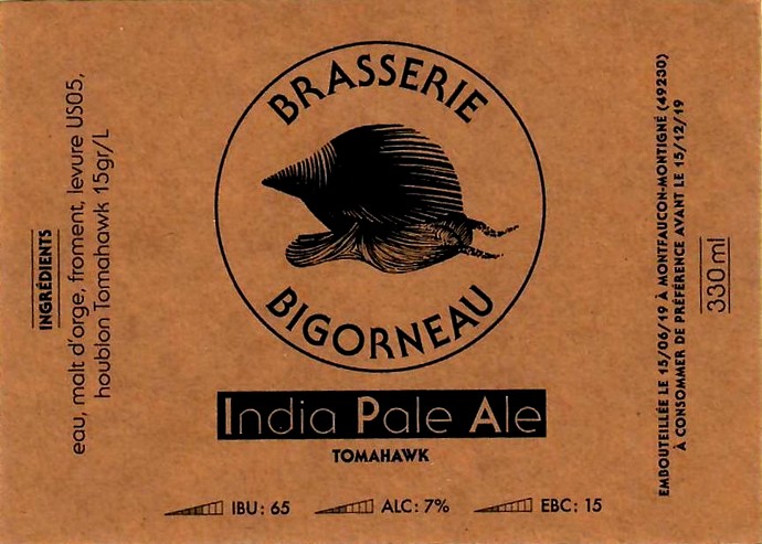 etiquette BRASSERIE BIGORNEAU 02