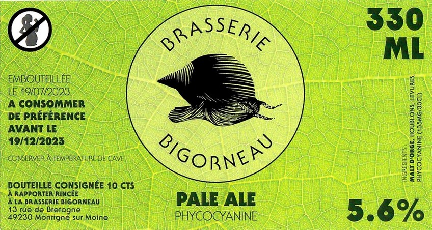 Etiquette BRASSERIE BIGORNEAU 42