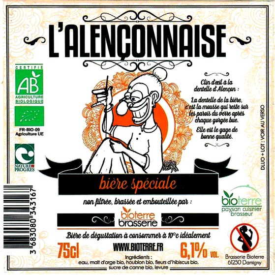 etiquette BRASSERIE BIOTERRES 11