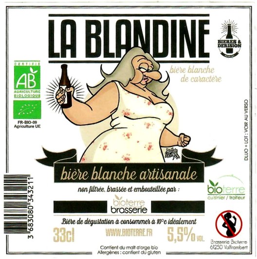 Etiquette BRASSERIE BIOTERRES 19