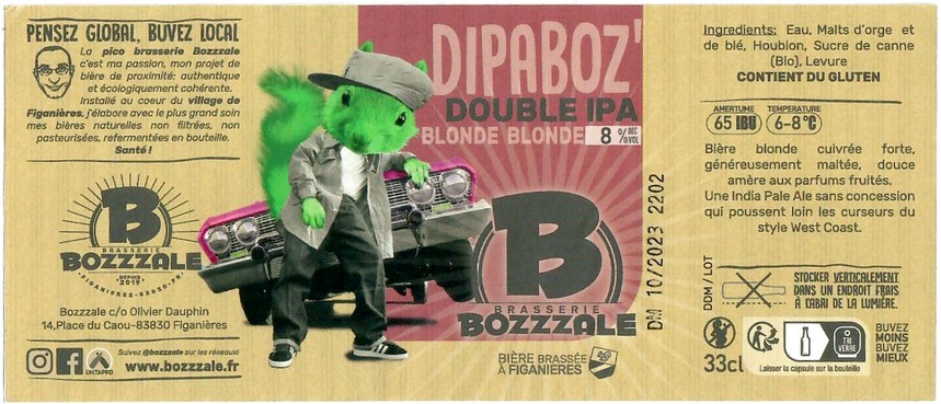 Etiquette BRASSERIE BOZZZALE 02
