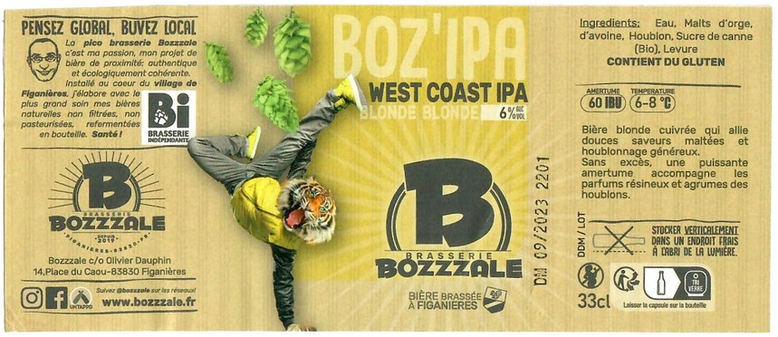 Etiquette BRASSERIE BOZZZALE 05