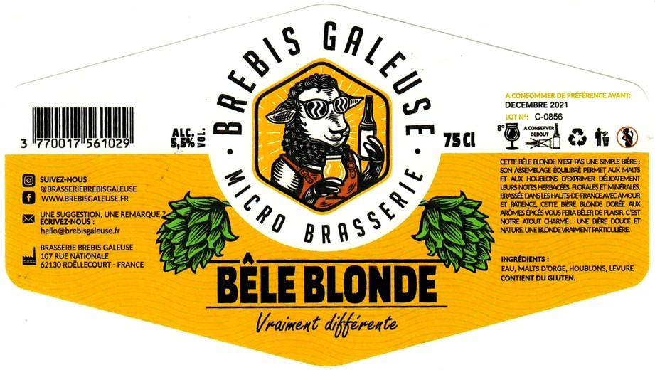 etiquette BREBIS GALEUSE 04
