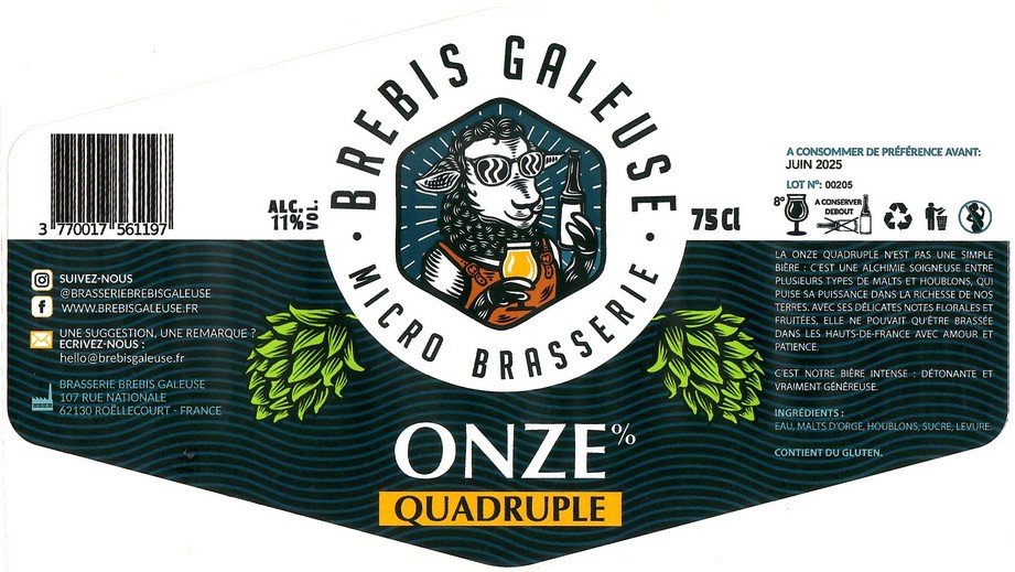 Etiquette BRASSERIE BREBIS GALEUSE 29