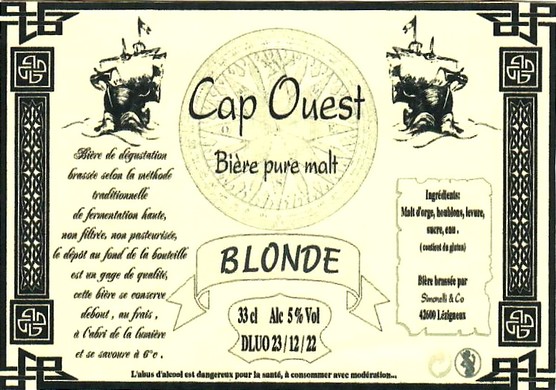 etiquette BRASSERIE CAP OUEST 02