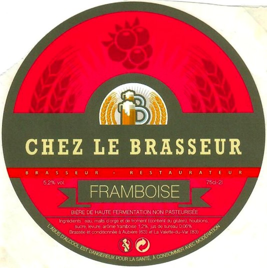 etiquette BRASSERIE CHEZ LE BRASSEUR 05