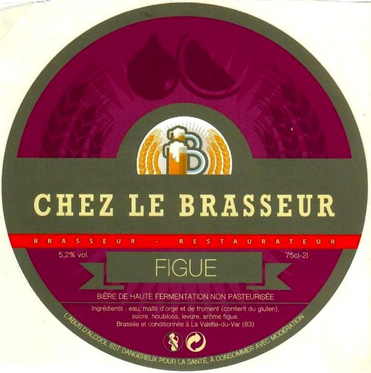 etiquette BRASSERIE CHEZ LE BRASSEUR 07