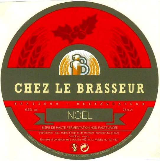 etiquette BRASSERIE CHEZ LE BRASSEUR 08
