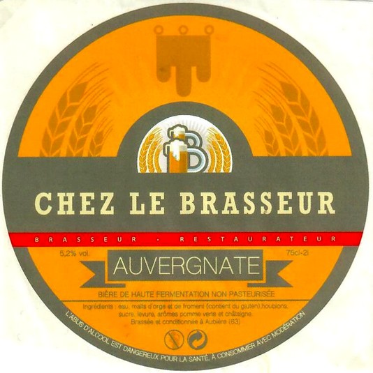 etiquette BRASSERIE CHEZ LE BRASSEUR 09