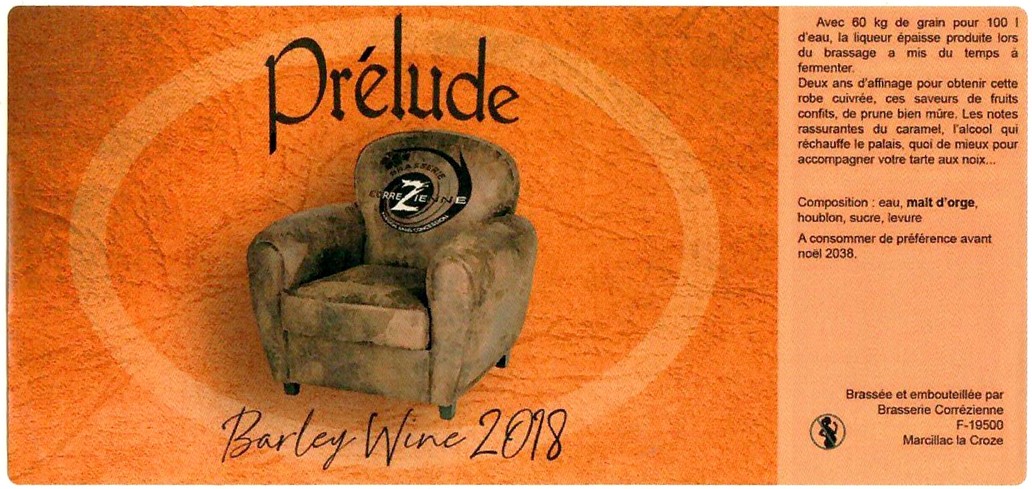 Etiquette BRASSERIE CORREZIENNE 66