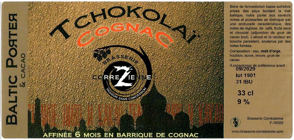 Etiquette BRASSERIE CORREZIENNE 81