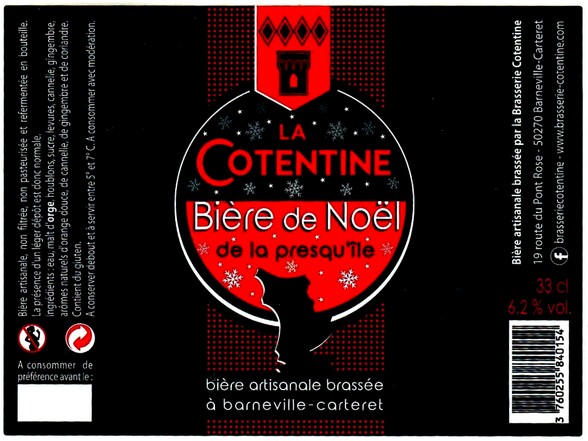 etiquette BRASSERIE COTENTINE 28