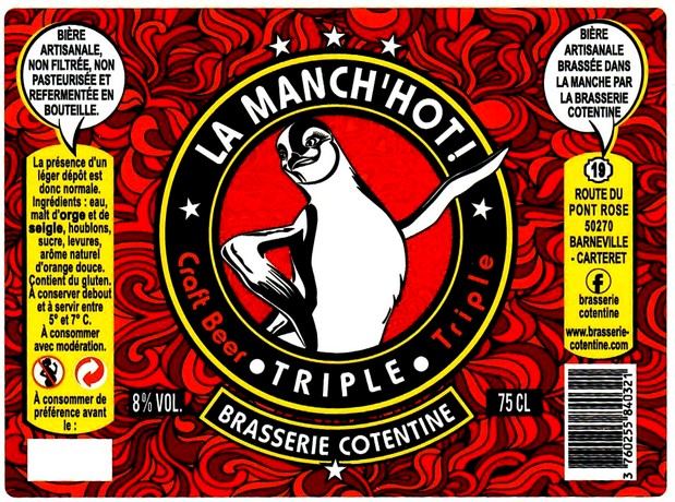 etiquette BRASSERIE COTENTINE 33