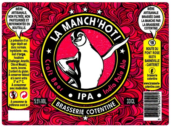 etiquette BRASSERIE COTENTINE 34