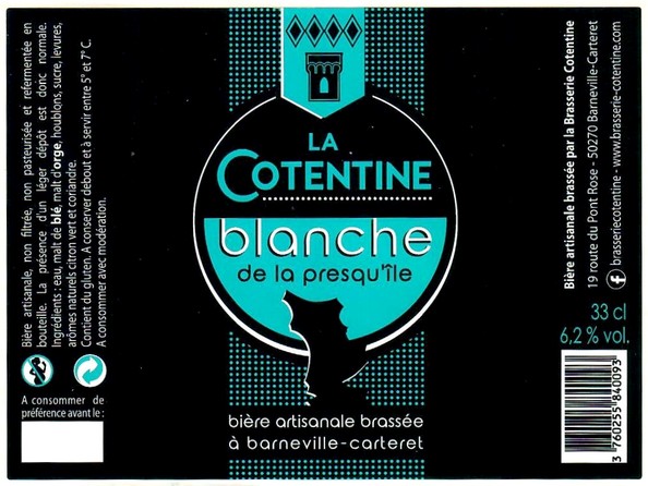 Etiquette BRASSERIE COTENTINE 37