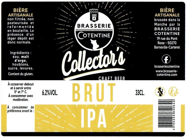 Etiquette BRASSERIE COTENTINE 46