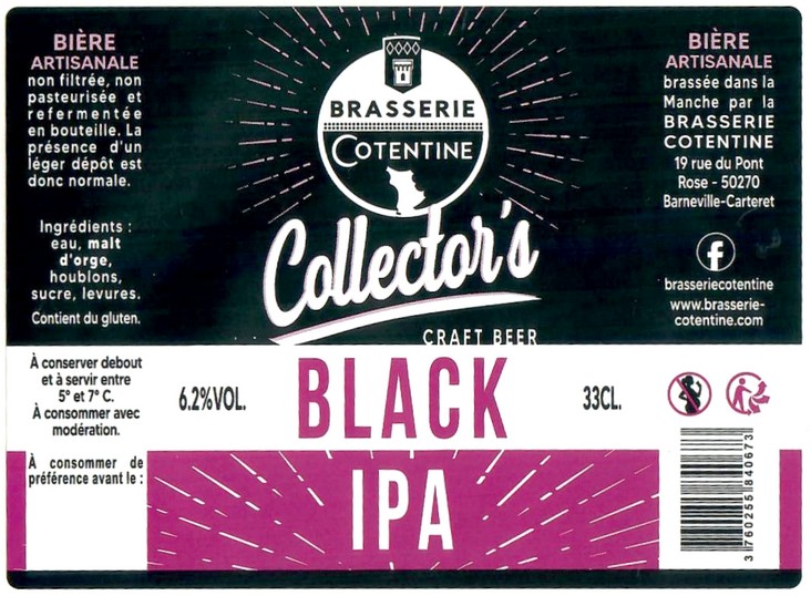 Etiquette BRASSERIE COTENTINE 47