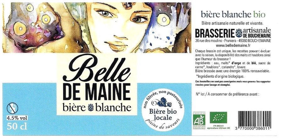 etiquette BRASSERIE DE BOUCHEMAINE 12