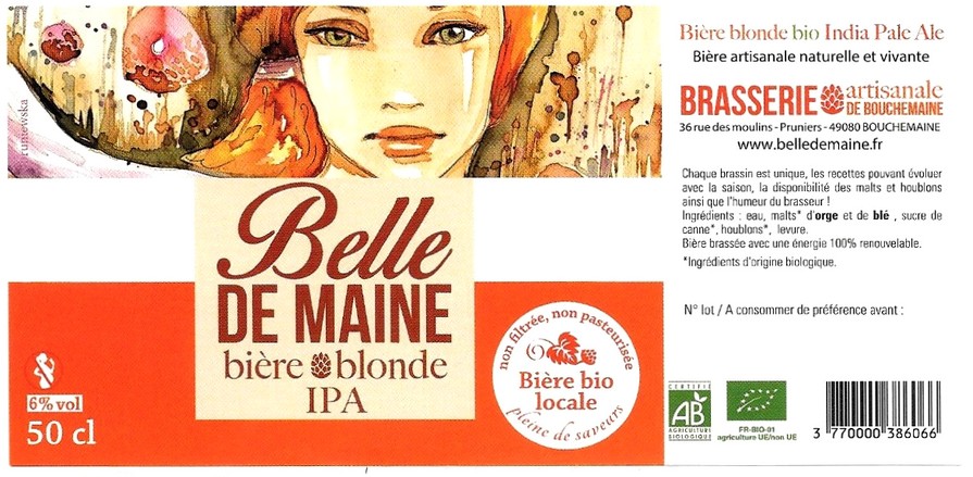 etiquette BRASSERIE DE BOUCHEMAINE 13