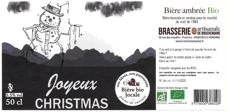 etiquette BRASSERIE DE BOUCHEMAINE 14