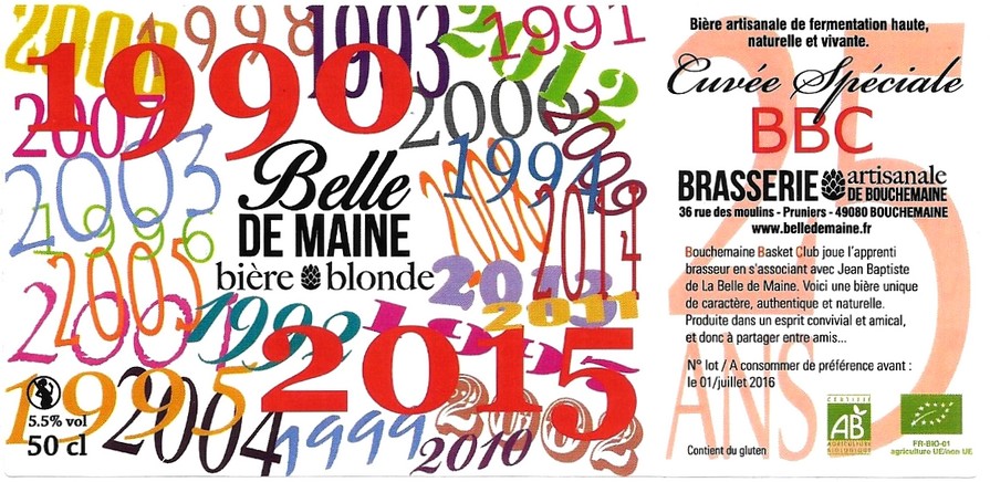etiquette BRASSERIE DE BOUCHEMAINE 17