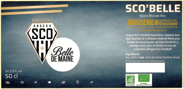 Etiquette BRASSERIE DE BOUCHEMAINE 28