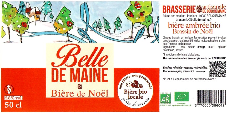 Etiquette BRASSERIE DE BOUCHEMAINE 45